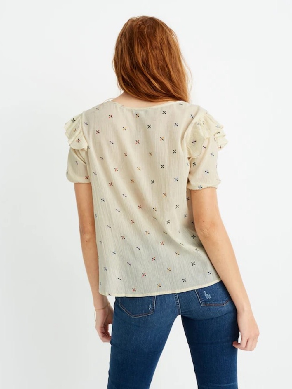Madewell Embroidered Gazebo Top - Picture 2 of 8